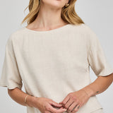 Gemini Top - Linen
