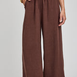 Arlo Linen Pant - Espresso