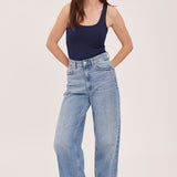 Blanche Tank Top - Navy