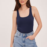 Blanche Tank Top - Navy