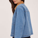 Connor Vest - Light Wash