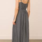 Astoria Dress - Navy Check