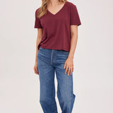 Lucy V-Neck T-Shirt - Fig