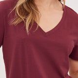 Lucy V-Neck T-Shirt - Fig