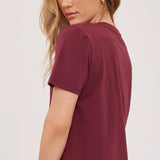 Lucy V-Neck T-Shirt - Fig