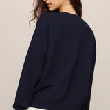 Seaside Boyfriend Sweatshirt - Eclipse