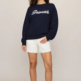 Seaside Boyfriend Sweatshirt - Eclipse