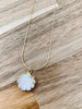 Cockle Mother Pearl Necklace - Salty Shells
