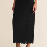 Via Lace Midi Skirt