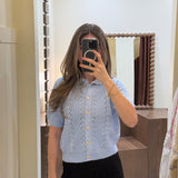 Daria Poloneck Cardigan -  Blue