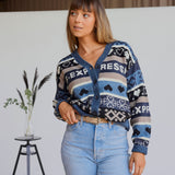 Eden Cardigan - Bleu