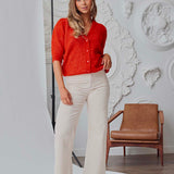 Loucle Cardigan - Tangerine