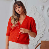 Loucle Cardigan - Tangerine