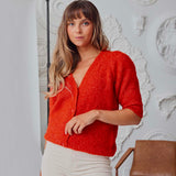 Loucle Cardigan - Tangerine