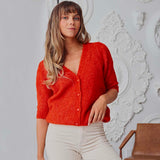Loucle Cardigan - Tangerine