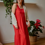 Foxa Maxi Dress - Grenadine