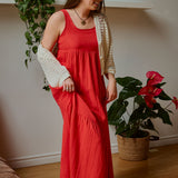 Foxa Maxi Dress - Grenadine