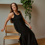 Foxa Maxi Dress - Black