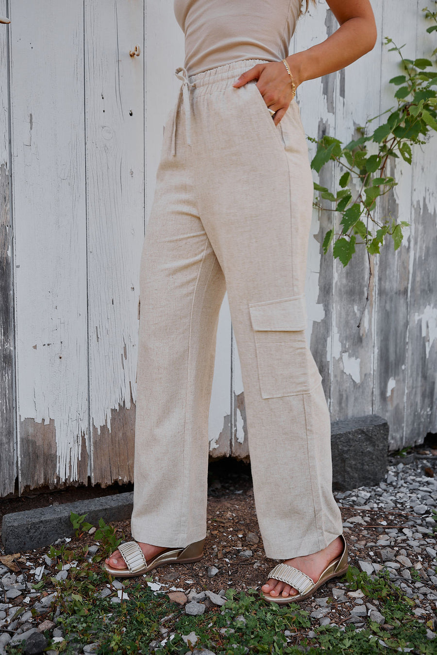 Daley Pantalon - Beige