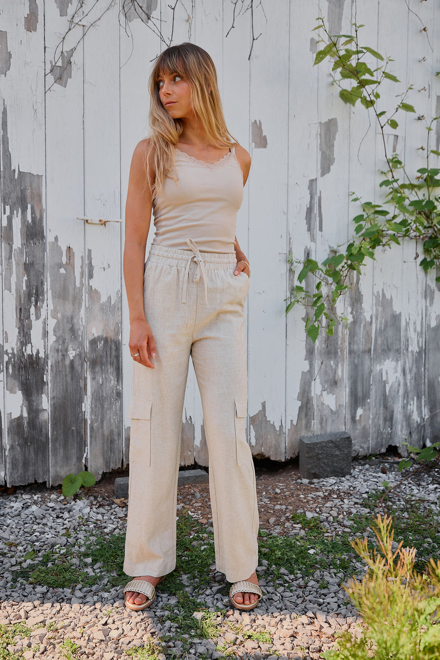 Daley Pantalon - Beige