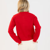 Jude Daisy Cardigan - Red