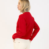 Jude Daisy Cardigan - Red