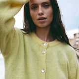 Kae Knit Cardigan - Light Yellow