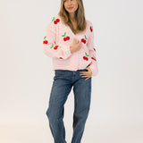 Lexi Cardigan - Cherry