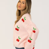 Lexi Cardigan - Cherry