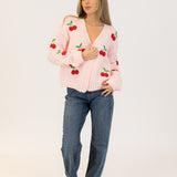 Lexi Cardigan - Cherry