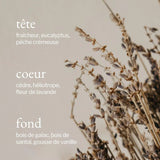 Bougie 8 oz - Lavande, Bois de santal & Vanille