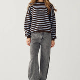 Mafalda Knit - Blue Stripe