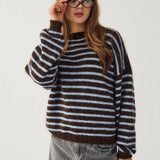 Mafalda Knit - Blue Stripe