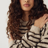 Mafalda Knit - Brown Sand Stripe