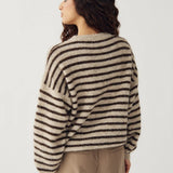 Mafalda Knit - Brown Sand Stripe