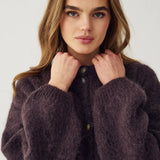 Kae Knit Cardigan - Chocolate