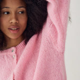 Kae Knit Cardigan - Blush