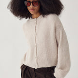 Kae Knit Cardigan - Oyster