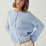 Kae Knit Cardigan - Light Blue