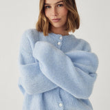 Kae Knit Cardigan - Light Blue