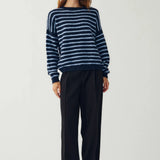 Mafalda Knit - Blue Stripe