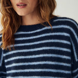 Mafalda Knit - Blue Stripe