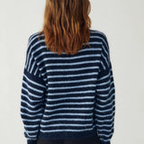 Mafalda Knit - Blue Stripe
