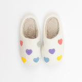 Printed Sherpa Slides - Heart Print