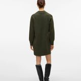 Besti Mini Dress - Grape Leaf Melange