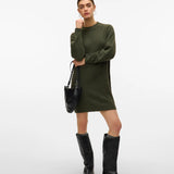 Besti Mini Dress - Grape Leaf Melange