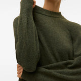 Besti Mini Dress - Grape Leaf Melange