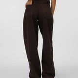 Zoe Barrel Jeans - Chocolate