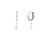 Boucle d'oreilles Pearl - Argent