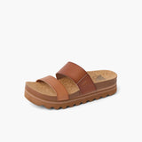 Cushion Vista High Sandal-Espresso Duo